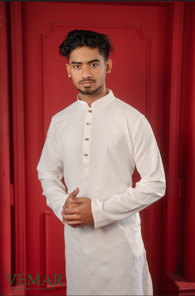 Luxury Katan Punjabi – Diamond Cut Design Eid-ul-Fitr Collection - Image 6