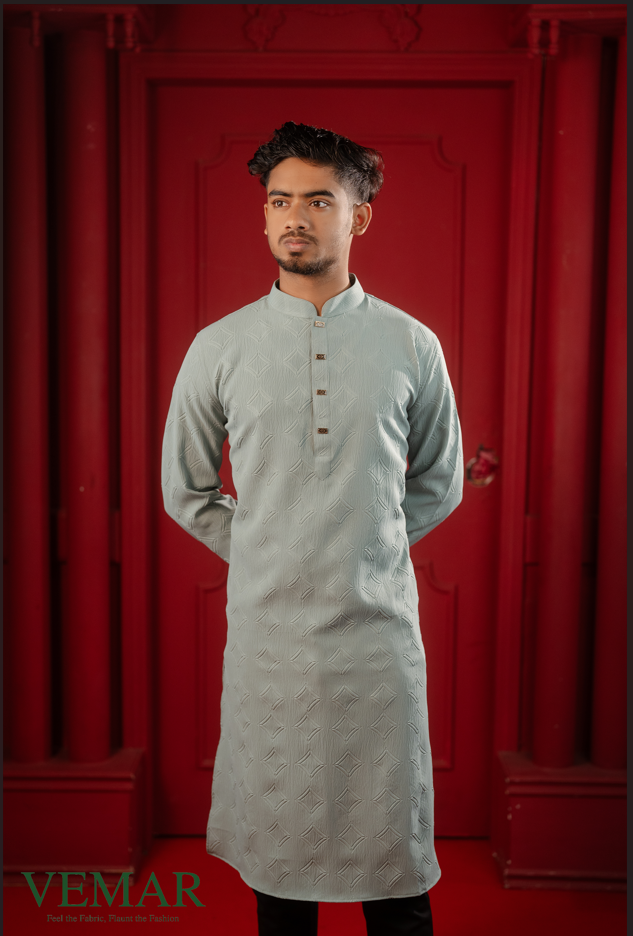 Luxury Katan Punjabi – Diamond Cut Design Eid-ul-Fitr Collection - Image 2